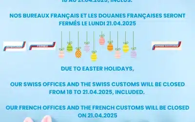 Fermeture Pâques 2025
